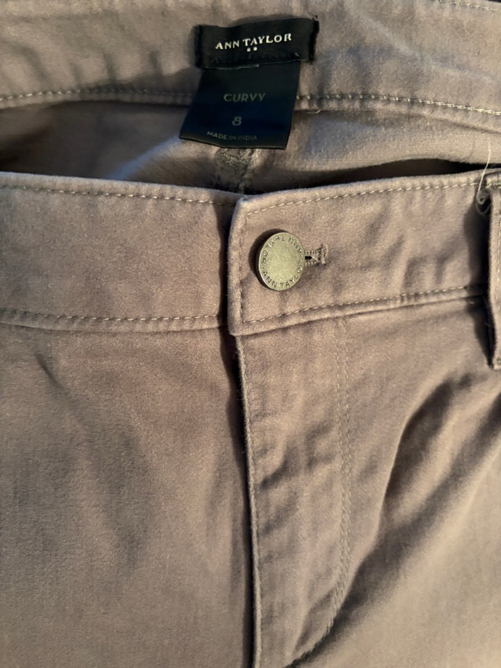 Ann Taylor Curvy Straight Pants 8 - Picture 2 of 3